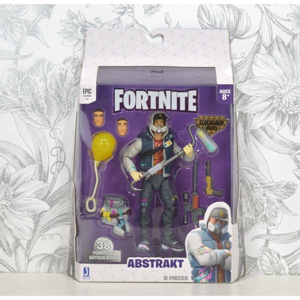 Fortnite Legendary Series Abstrakt 6" Action Figure Set NEW